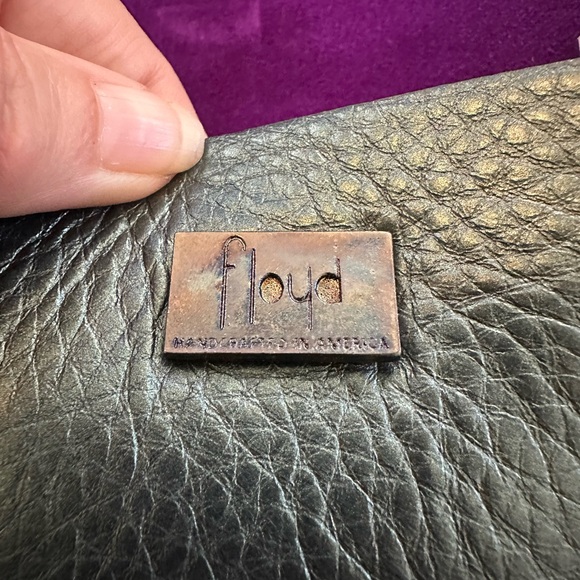 Floyd leather metallic make shoulder or clutch bag nwt - Picture 8 of 8